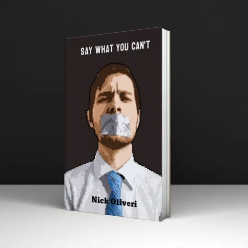 3 book cover design pixelated style